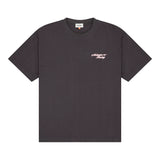Moto Chequered Tee - Faded Black