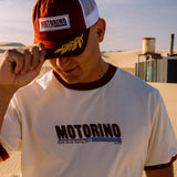 Moto Ringer Tee - Off White