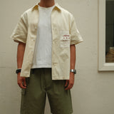 Patched Appliqué Shirt - Off White