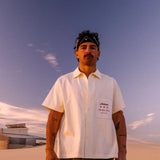 Patched Appliqué Shirt - Off White