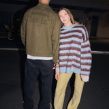 Striped Mohair Knit