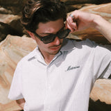 Striped Shirt - Charcoal