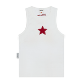 Star Baby Singlet - White
