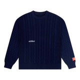 Cable Knit - Navy
