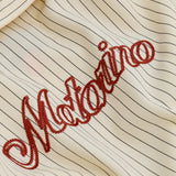 Pinstripe Off White Shirt