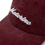 Washed Dad Hat - Burgundy