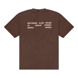 Address Tee - Washed Brown