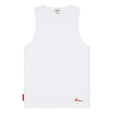Ribbed Tank - White