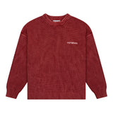 Fishermans Knit - Washed Red