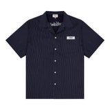 Pinstripe Shirt - Navy