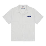 Schooner Scorer x Motorino Pinstripe Shirt - White and Black