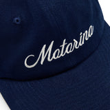 Motorino Cursive Hat - Navy