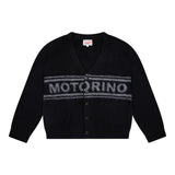 Mohair Knitted Cardigan - Black