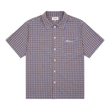 Check Short Sleeve Shirt - Vintage Blue/Brown