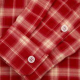 Ombré Check Shirt - Red