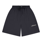 Pinstripe Shorts - Charcoal Grey