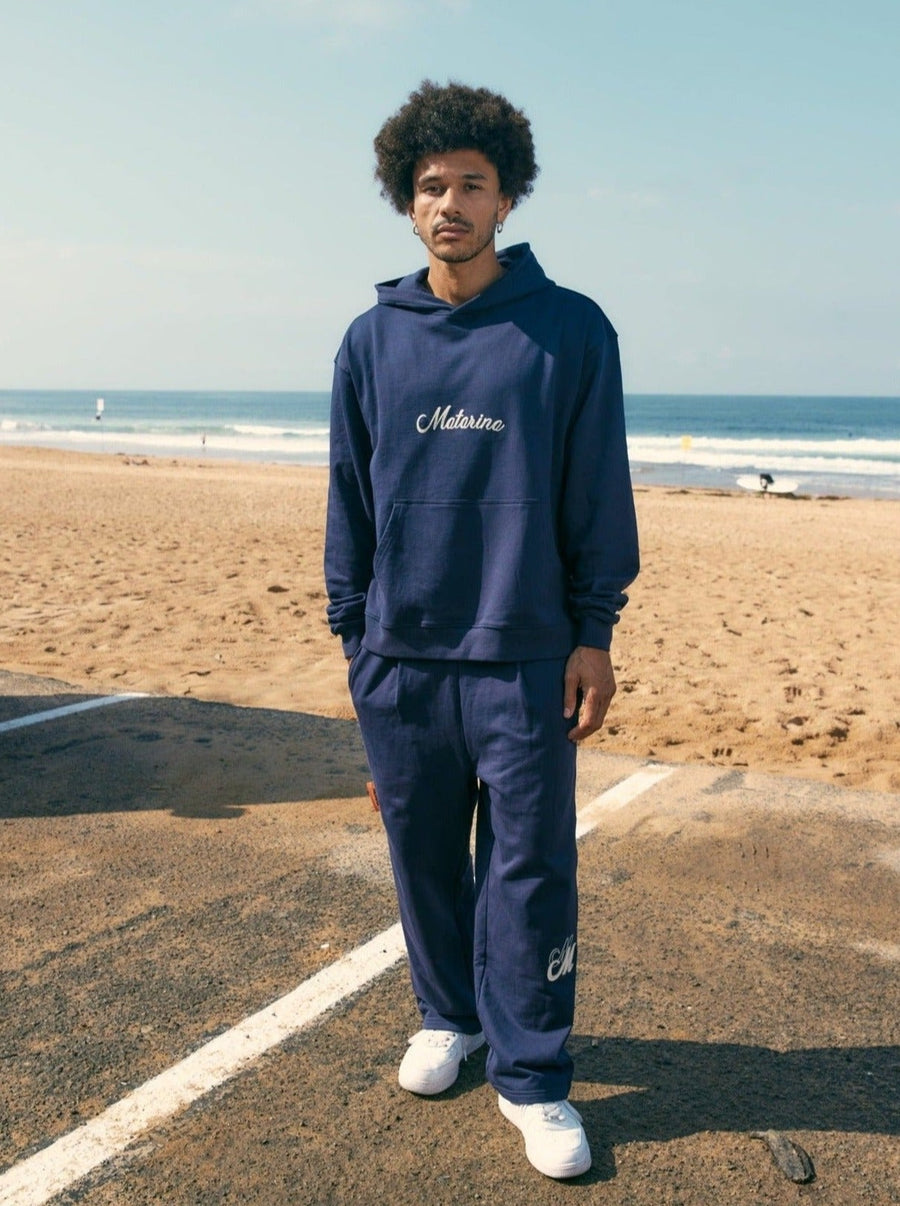 Applique Sweats - Navy