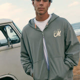 Zip Hood - Green Smoke