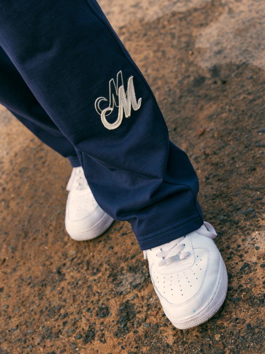 Applique Sweats - Navy