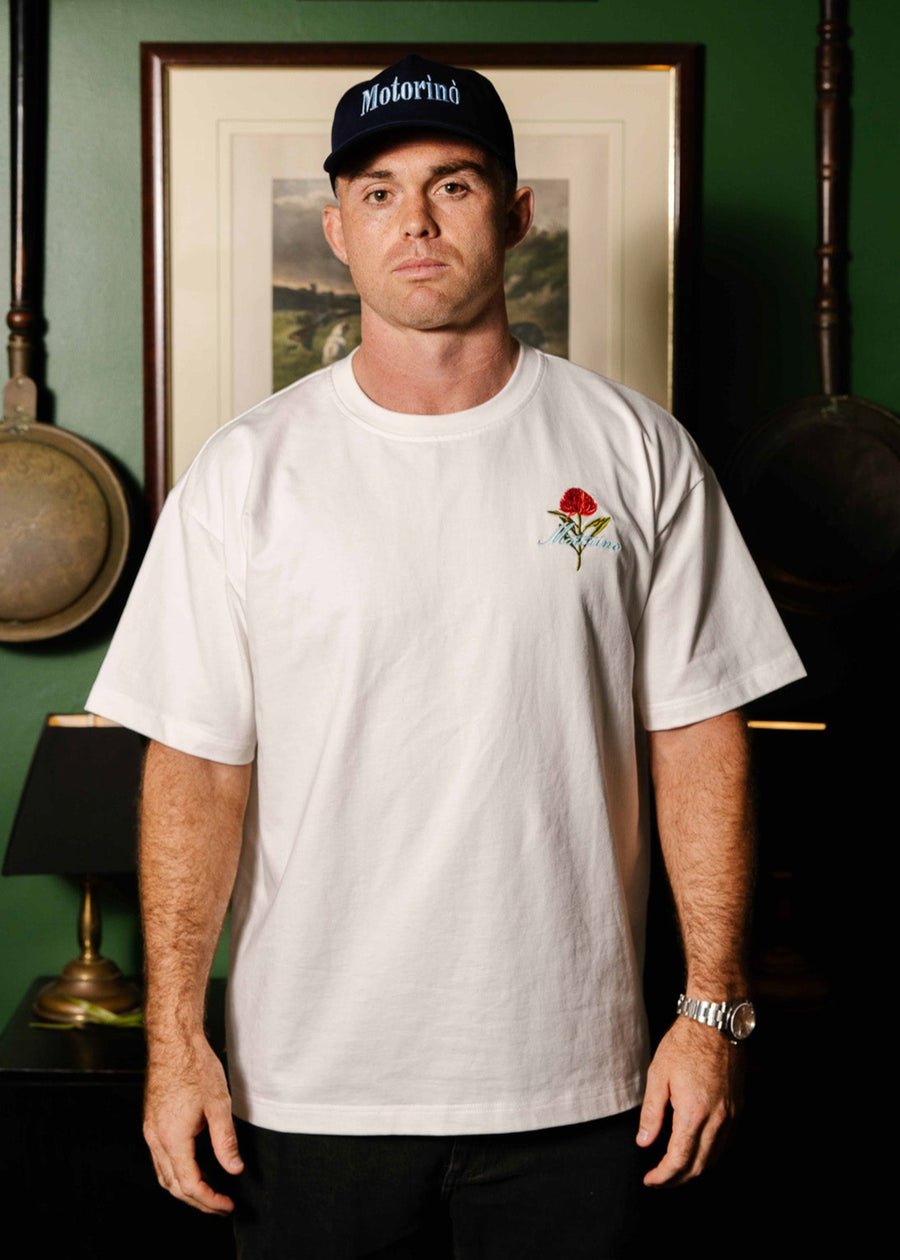 Heritage Flower Tee - White