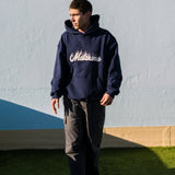 Applique Club Hood - Navy