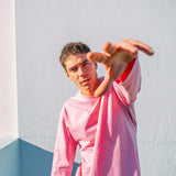 Layered Long Sleeve - Pink Fire