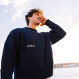 Cable Knit - Navy