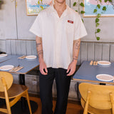 Pinstripe Off White Shirt