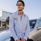 Badged Striped Shirt