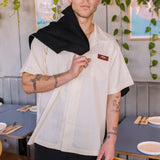 Pinstripe Off White Shirt
