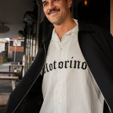 Pinstripe Black Shirt