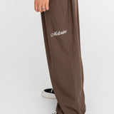 Pinstripe Pants - Brown
