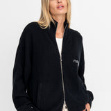 Zipped Knit - Black
