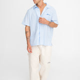 Striped Shirt - Sky Blue