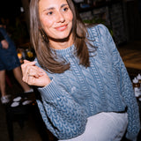Cable Knit - Washed Teal