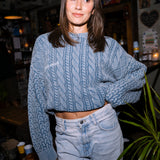 Cable Knit - Washed Teal