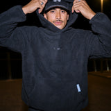 Polar Fleece Hoodie - Black