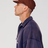 Quarter Zip Fleece - Washed Navy