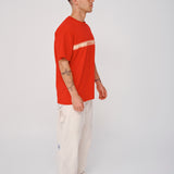 Block Tee - Red
