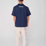 Pinstripe Shirt - Navy