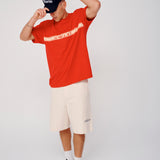 Block Tee - Red