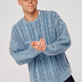 Cable Knit - Washed Teal