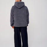 Polar Fleece Hoodie - Slate Grey