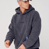 Polar Fleece Hoodie - Slate Grey