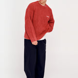 Fishermans Knit - Washed Red