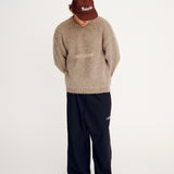 Mohair Knit - Beige Marle