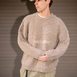 Mohair Knit - Beige Marle