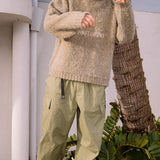 Mohair Knit - Beige Marle