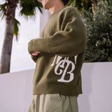 Stitched Knit - Khaki