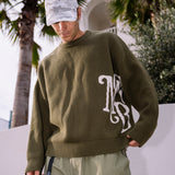 Stitched Knit - Khaki